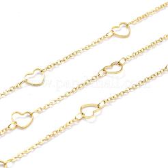 Handmade Brass Cable Chains&nbsp;CHC-E020-02G
