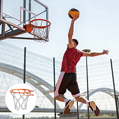 201 Stainless Steel Basketball Net&nbsp;AJEW-WH0709-338A