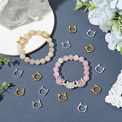 90Pcs 3 Colors Tibetan Style Alloy Beads Frame&nbsp;FIND-SC0017-80