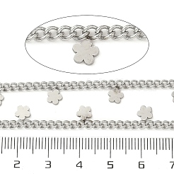 304 Stainless Steel Curb Chains&nbsp;CHS-K017-08C-P