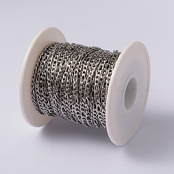 Tarnish Resistant 304 Stainless Steel Figaro Chains&nbsp;CHS-L014-05P