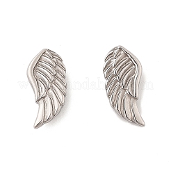 304 Stainless Steel Wing Clip-on Earrings&nbsp;EJEW-B116-04P