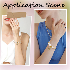 505Pcs 8 Styles ABS Plastic Imitation Pearl Beads&nbsp;KY-PA0001-04