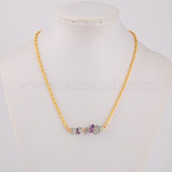 Natural Gemstone Pendant Necklaces&nbsp;X-NJEW-JN00915