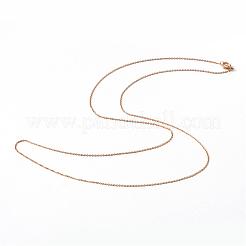 304 Stainless Steel Cable Chain Necklaces&nbsp;NJEW-F196-08B