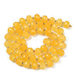 Natural Yellow Agate(Dyed & Heated) Beads Strands&nbsp;G-H057-A14-03