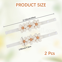Fibre Flower Curtain Tiebacks&nbsp;AJEW-WH20022-50A-01