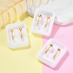 Star Glass Ear Fake Plugs&nbsp;EJEW-H105-23G-A