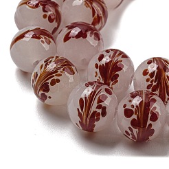 Handmade Lampwork Beads Strands&nbsp;LAMP-L079-05E