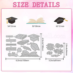 Graduation Theme Carbon Steel Cutting Dies Stencils&nbsp;DIY-WH0309-1761
