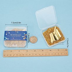 DIY Stamping Blank Tag Pendant Necklaces Making Kits&nbsp;DIY-SC0013-40G