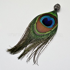 Peacock Feather Big Pendants&nbsp;RB-I074-01