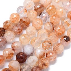 Natural Hematoid Quartz/Ferruginous Quartz Beads Strands&nbsp;G-B165-A06-10mm