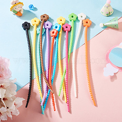 Silicone Cable Zip Ties&nbsp;AJEW-TAC0040-04B