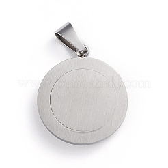 Non-Tarnish 304 Stainless Steel Pendants&nbsp;STAS-I143-08P-06