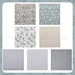 7 Sheets Cotton Fabric&nbsp;DIY-CP0013-22C