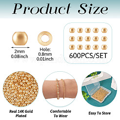 Rack Plating Brass Beads&nbsp;KK-TA0001-88G-01