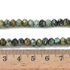 Natural African Turquoise(Jasper) Bead Strands&nbsp;G-D344-A08