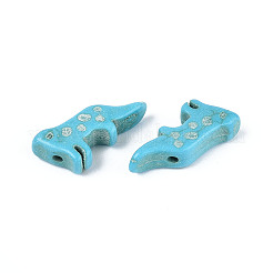 Dyed Synthetic Turquoise Beads Strands&nbsp;TURQ-T004-17B