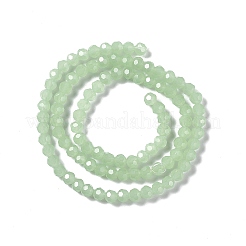 Faceted(32 Facets) Glass Beads Strands&nbsp;GLAA-E037-03A-01