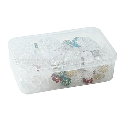 100Pcs 10 Style Acrylic Beads Sets&nbsp;OACR-FS0001-47