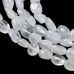 Natural Quartz Crystal Rock Crystal Beads Strands&nbsp;G-C286-A31