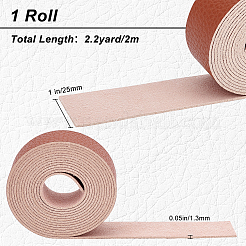 PU Leather Fabric Plain Lychee Fabric&nbsp;AJEW-WH0034-89B-03