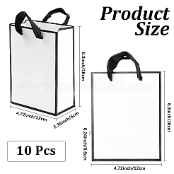 10Pcs Rectangle Paper Bags&nbsp;CARB-CY0001-01