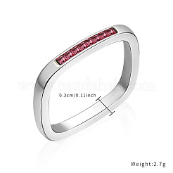 304 Stainless Steel Rhinestone Finger Ring&nbsp;DV7785-2
