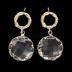 Brass Dangle Stud Earrings&nbsp;EJEW-Q800-36G