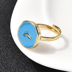 304 Stainless Steel Cuff Rings&nbsp;RJEW-A077-04G-03