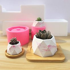 Food Grade DIY Silicone Flowerpot Molds&nbsp;DIY-OC0002-44