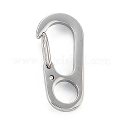 Non-Tarnish 304 Stainless Steel Push Gate Snap Keychain Clasp Findings&nbsp;LS-STAS-C024-13P