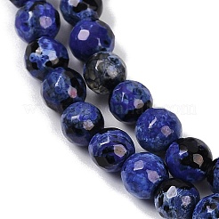 Natural Fire Crackle Agate Beads Strands&nbsp;G-C082-A01-32
