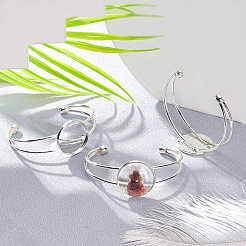 10Pcs Brass Cuff Bangle Making&nbsp;KK-SC0002-91B
