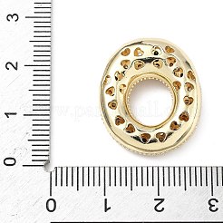 Brass Micro Pave Cubic Zirconia Pendants&nbsp;KK-Z108-02G-O