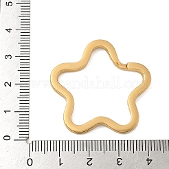 304 Stainless Steel Split Key Rings&nbsp;STAS-D144-01B-G