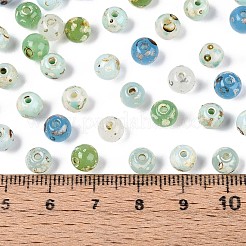 Picasso Baking Paint Glass Seed Beads&nbsp;SEED-N007-38A-04