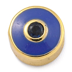 Rack Plating Brass Micro Pave Cubic Zirconia Beads&nbsp;KK-G513-72A-10G