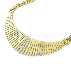 Chunky with Cubic Zirconia Necklaces&nbsp;NJEW-Q322-02G