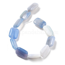 Natural Banded Agate Beads Strands&nbsp;G-K392-B06-13x18mm