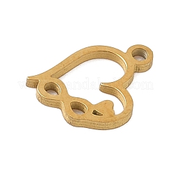304 Stainless Steel Charms&nbsp;STAS-G355-06A-G