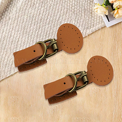 Cowhide Bag Snap Buckles&nbsp;DIY-WH20081-138B