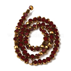 Electroplate Glass Beads Strands&nbsp;EGLA-P061-01A-02