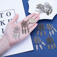 Tibetan Style Alloy Big Pendants&nbsp;PALLOY-NB0001-04