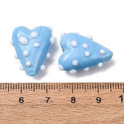 Handmade Lampwork Enamel Beads&nbsp;LAMP-Z025-01G