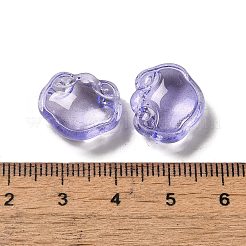 Transparent Glass Pendants&nbsp;GLAA-D025-08L