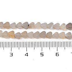 Natural Grey Agate Beads Strands&nbsp;G-U021-A01-01