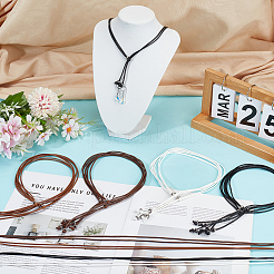 24Pcs 4 Colors Waxed Polyester Cords Necklaces Making&nbsp;NJEW-DR00014