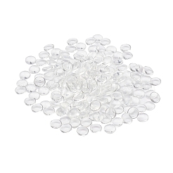 200Pcs Transparent Glass Cabochons&nbsp;GGLA-YW0001-05